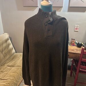 American Eagle Outfitters Brown Turtleneck Sweater